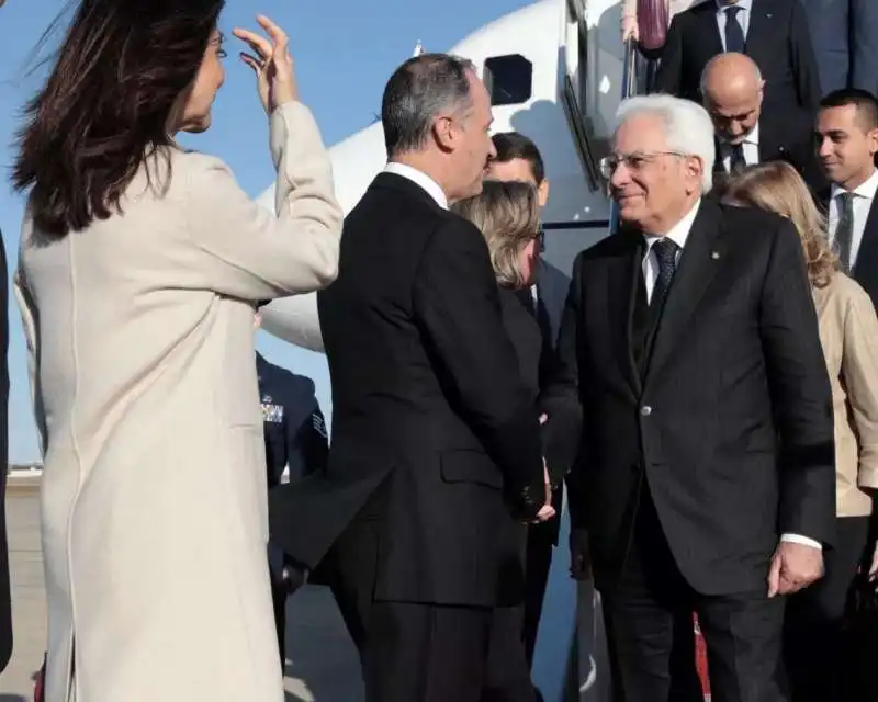 sergio mattarella arriva negli usa