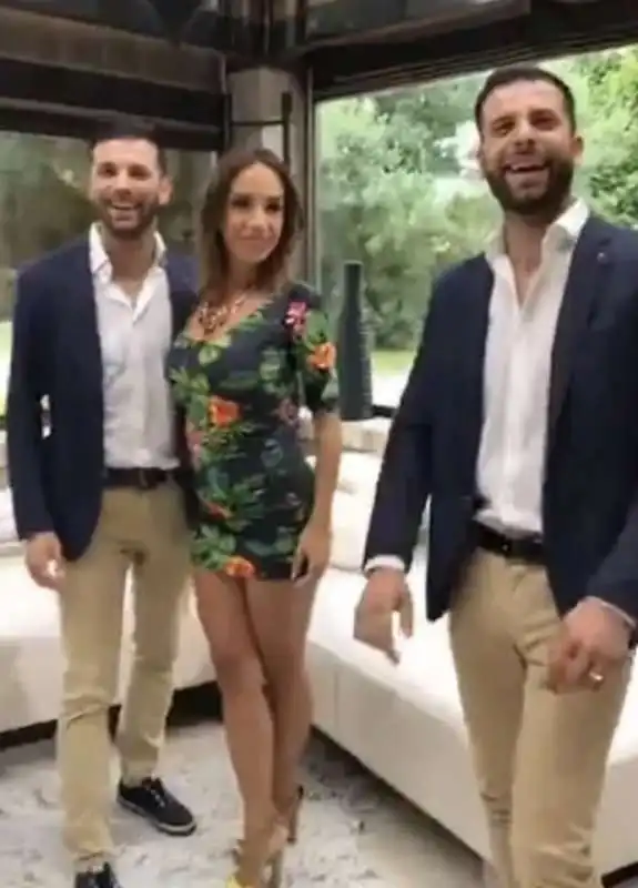 simone e alessandro cianfarani con malena