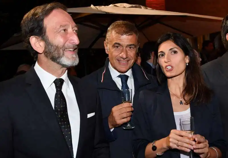 viktor elbling alfonso pecoraro scanio virginia raggi  foto di bacco