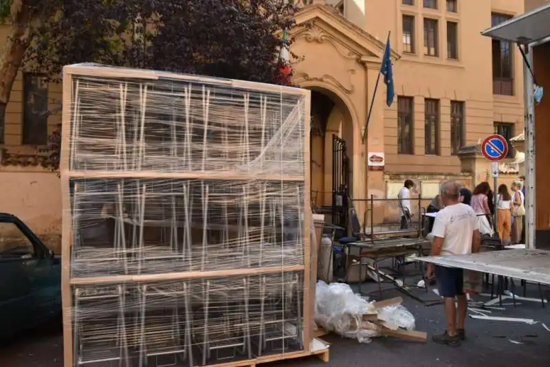 BANCHI ALL ISTITUTO BELLI COL DI LANA A ROMA 