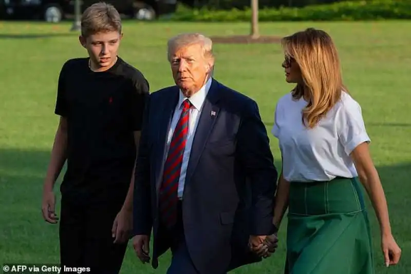 barron, donald e melania trump