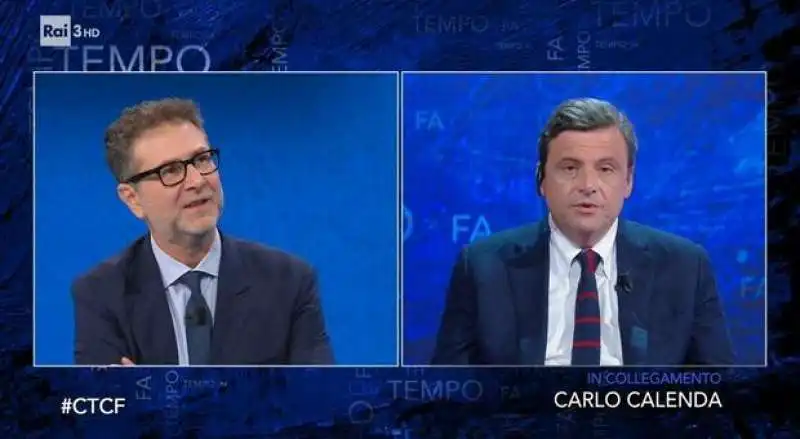 CARLO CALENDA fabio fazio