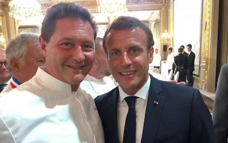 chicco cerea ospite di emmanuel macron all eliseo 