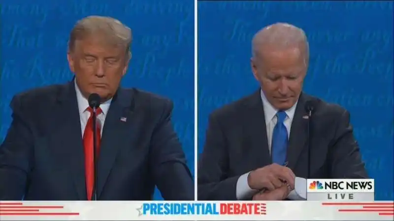 dibattito donald trump joe biden