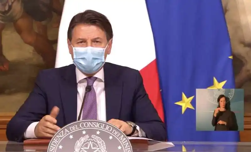 GIUSEPPE CONTE – CONFERENZA DECRETO RISTORI