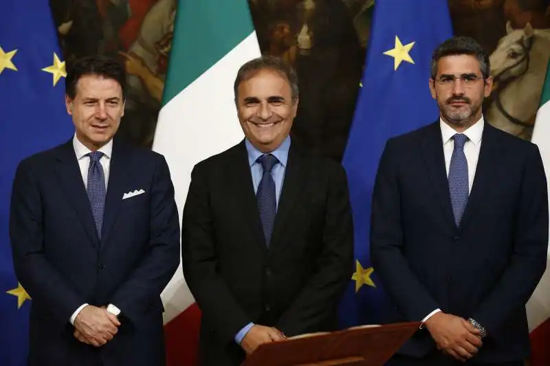 GIUSEPPE CONTE RICARDO MERLO RICCARDO FRACCARO