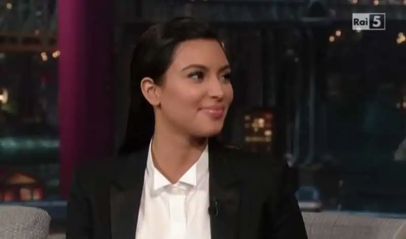  kim kardashian – david letterman show   16 gennaio 2013 