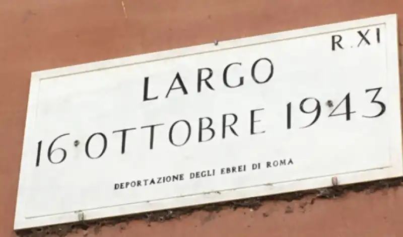 largo 16 ottobre 1943