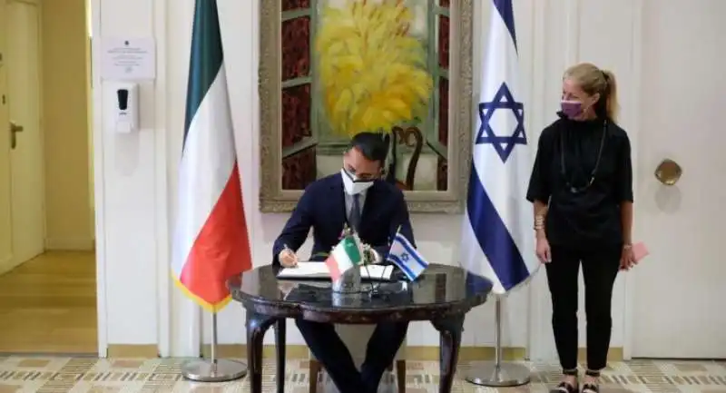 luigi di maio in israele