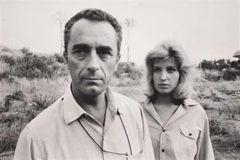 michelangelo Antonioni e monica vitti