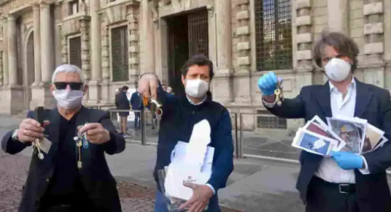 MILANO PROTESTE COMMERCIANTI