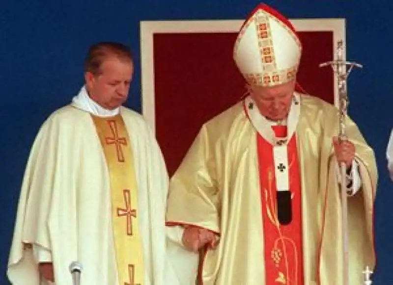 Papa Wojtyla e Stanislaw Dziwisz 