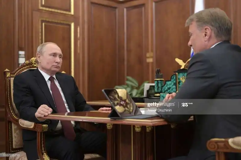  Putin e Sberbank CEO German Gref  