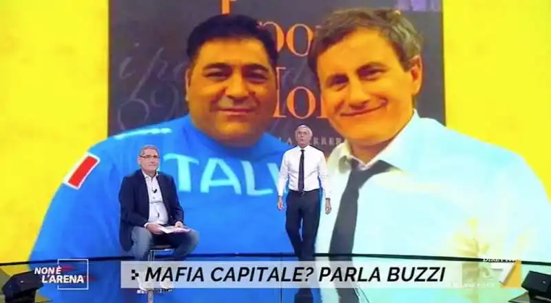 salvatore buzzi ospite di non e' l'arena 1