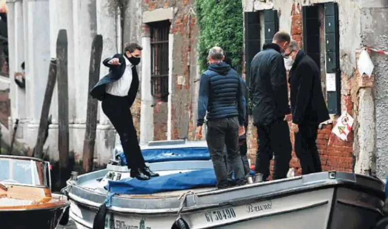 TOM CRUISE A VENEZIA PER LE RIPRESE DI LYBRA