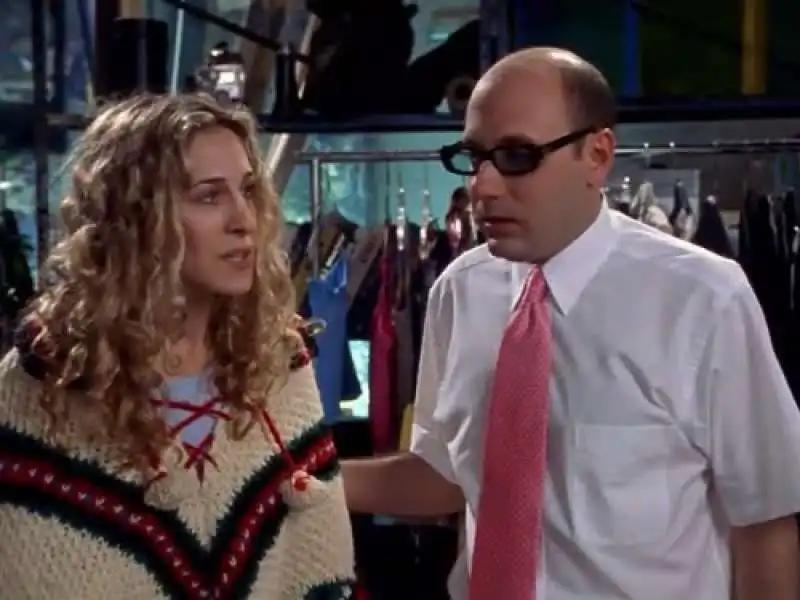 willie garson e sarah jessica parker in sex and the city 4