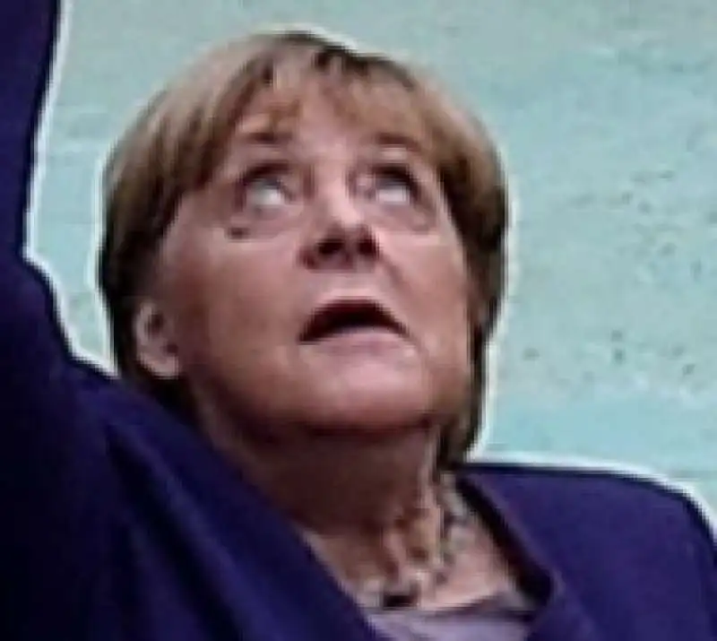 angela merkel e il lancio della monetina a fontana di trevi 