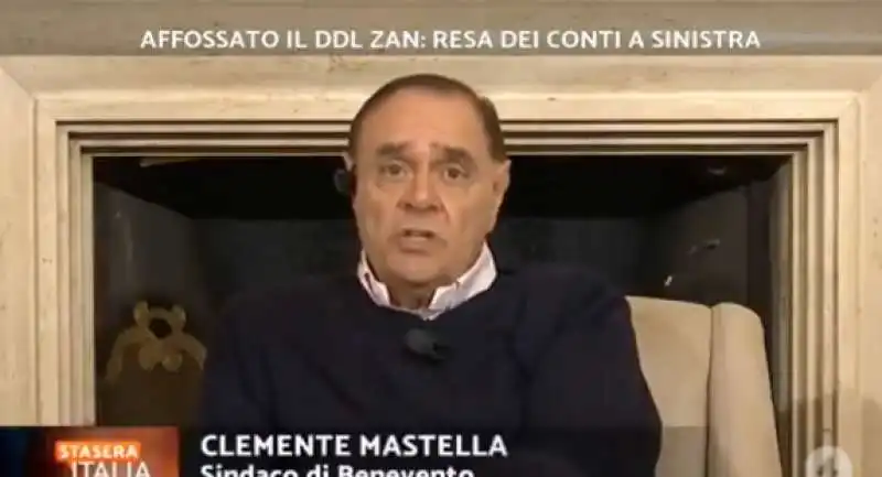 clemente mastella a stasera italia 2