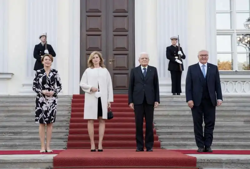 elke budenbender laura mattarella sergio mattarella frank walter steinmeier