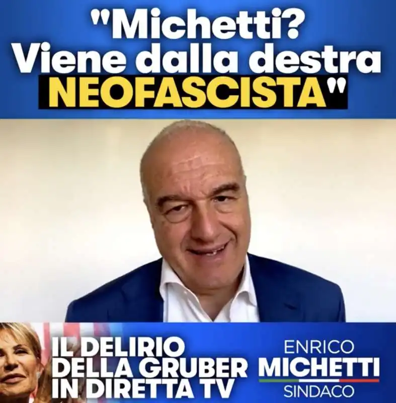 enrico michetti querela lilli gruber 3