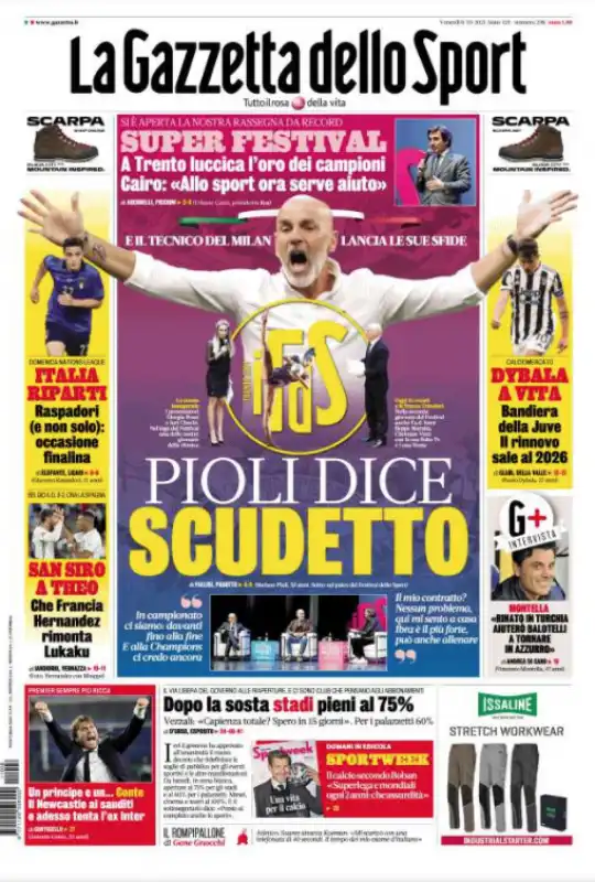 gazzetta dello sport 8 ottobre