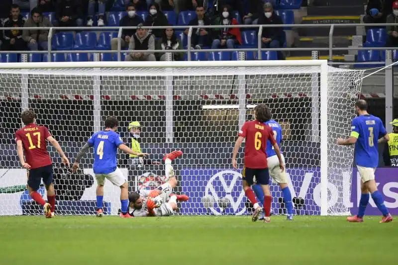 GIGIO DONNARUMMA CONTESTATO DURANTE ITALIA SPAGNA A SAN SIRO