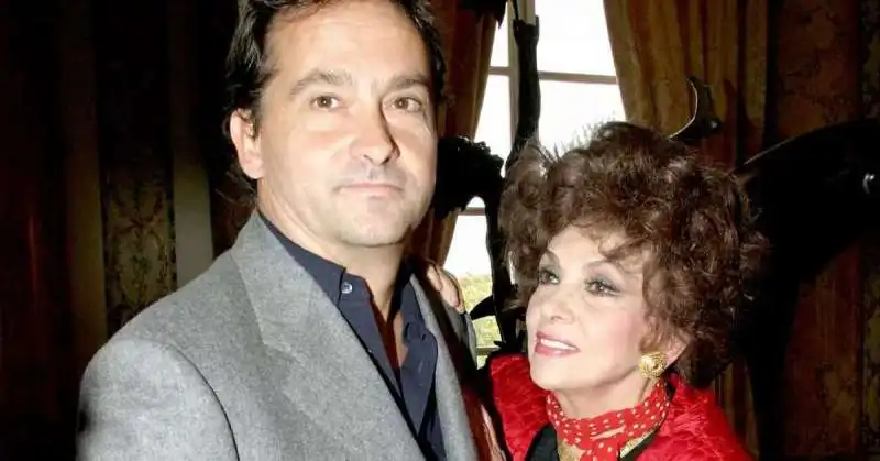 GINA LOLLOBRIGIDA COL FIGLIO Andrea Milko Skofic