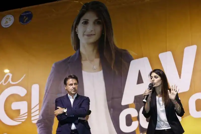 giuseppe conte virginia raggi 2