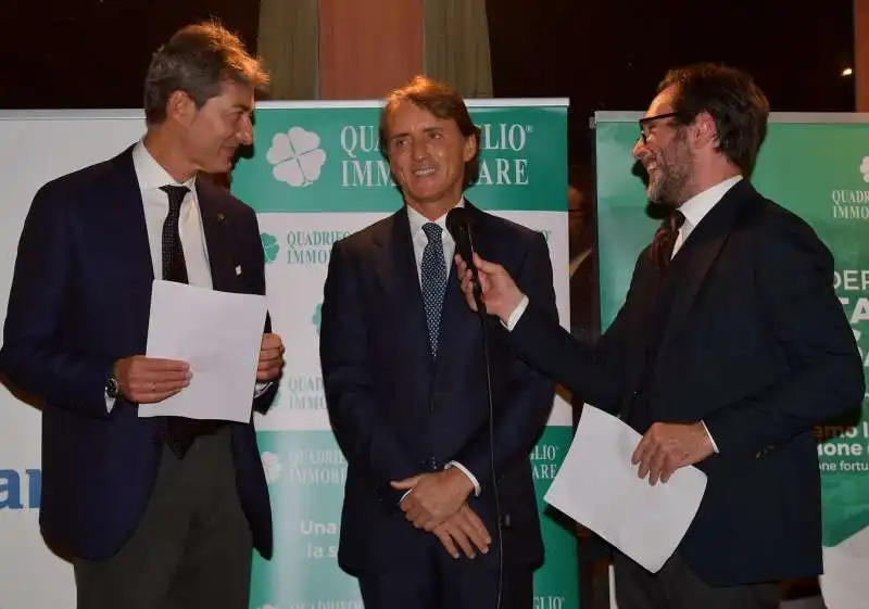 guido d ubaldo  roberto mancini  marco lollobrigida  foto di bacco