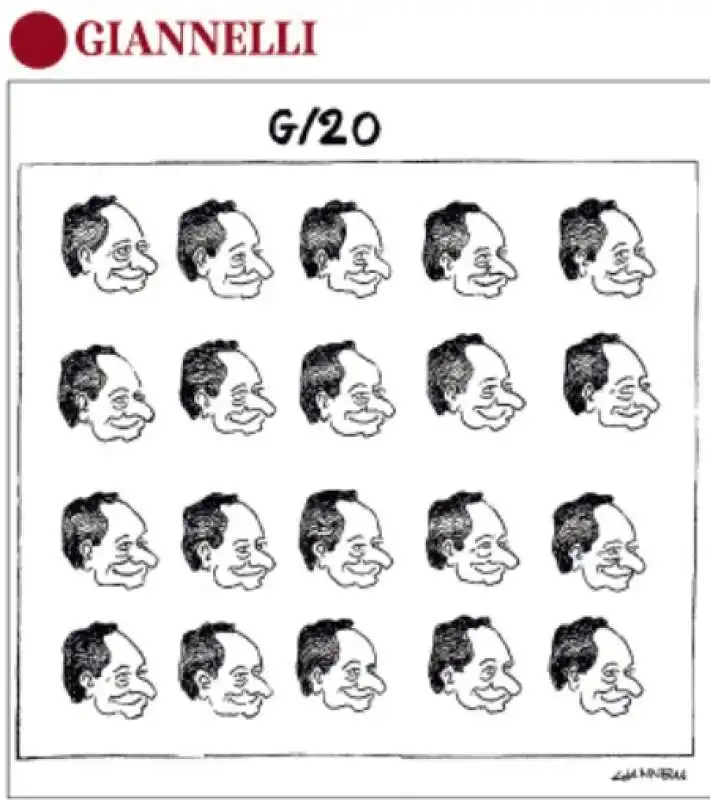 IL G20 DI MARIO DRAGHI BY GIANNELLI