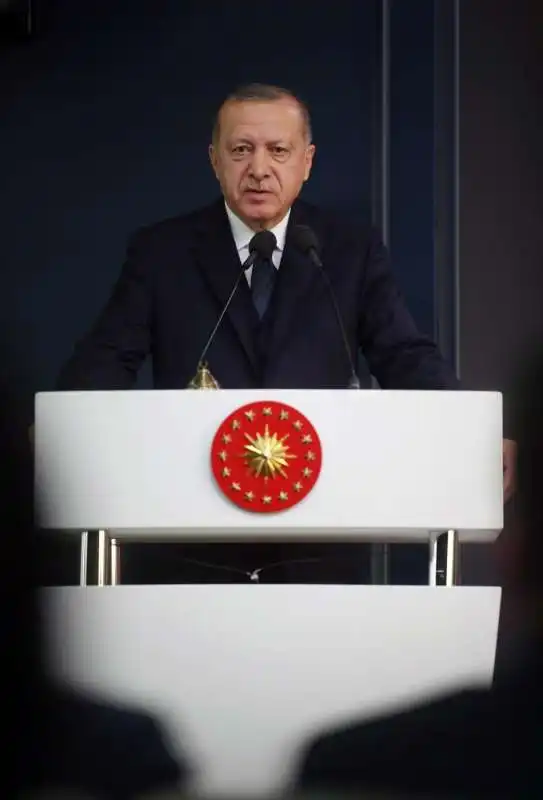 il presidente della turchia erdogan