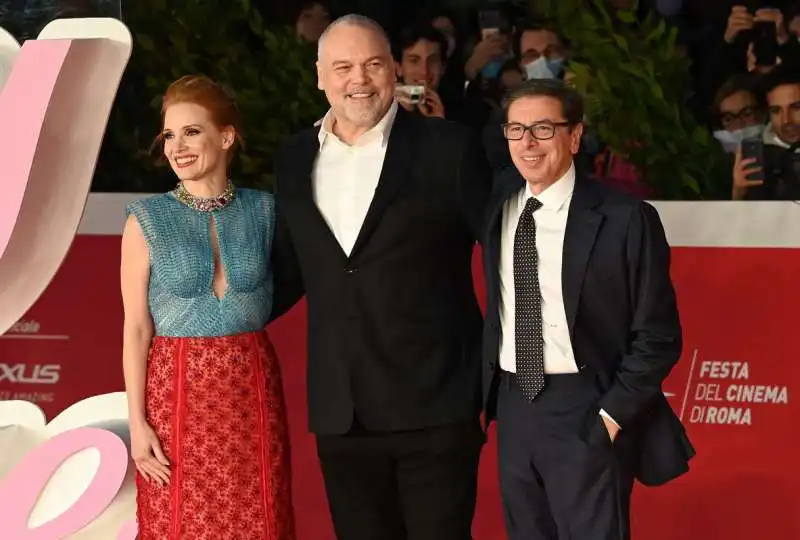 jessica chastain  vincent d onofrio  antonio monda  foto di bacco