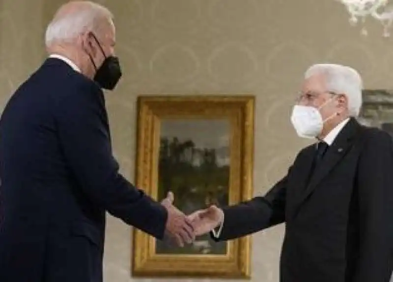 joe biden e sergio mattarella