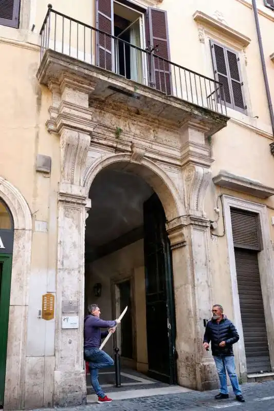 La nuova sede del M5S in Via di Campo Marzio 