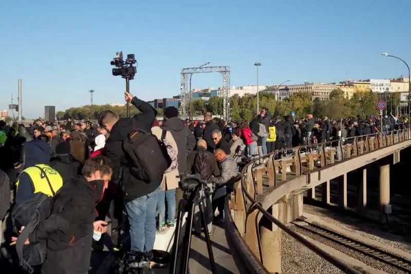 la protesta no green pass al porto di trieste   1