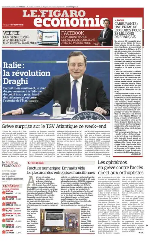 LE FIGARO SU MARIO DRAGHI