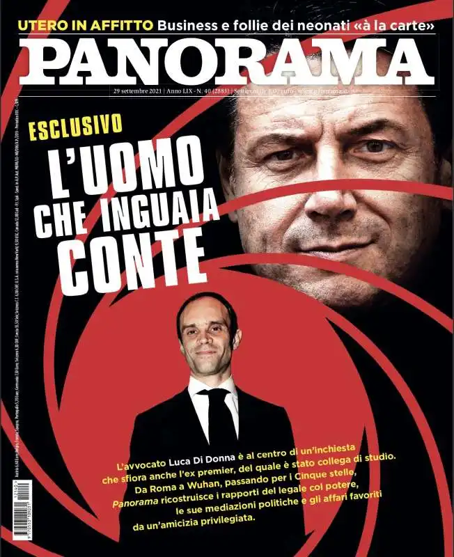 LUCA DI DONNA GIUSEPPE CONTE - COPERTINA PANORAMA