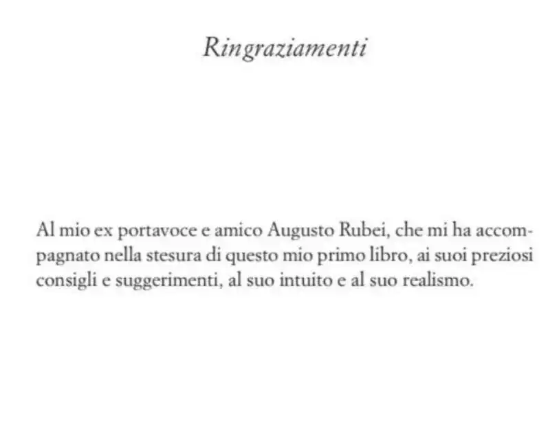 LUIGI DI MAIO RINGRAZIA AUGUSTO RUBEI NEL SUO LIBRO