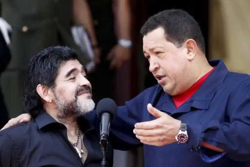 maradona e CHAVEZ