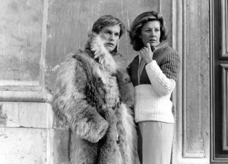 marina cicogna e helmut berger