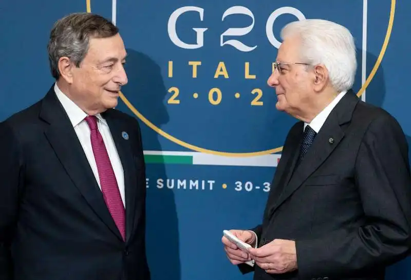 mario draghi sergio mattarella