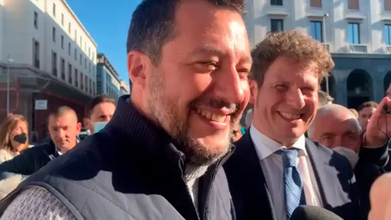 matteo salvini con matteo bianchi 