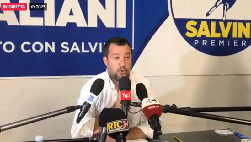 MATTEO SALVINI  DOPO LA SCONFITTA