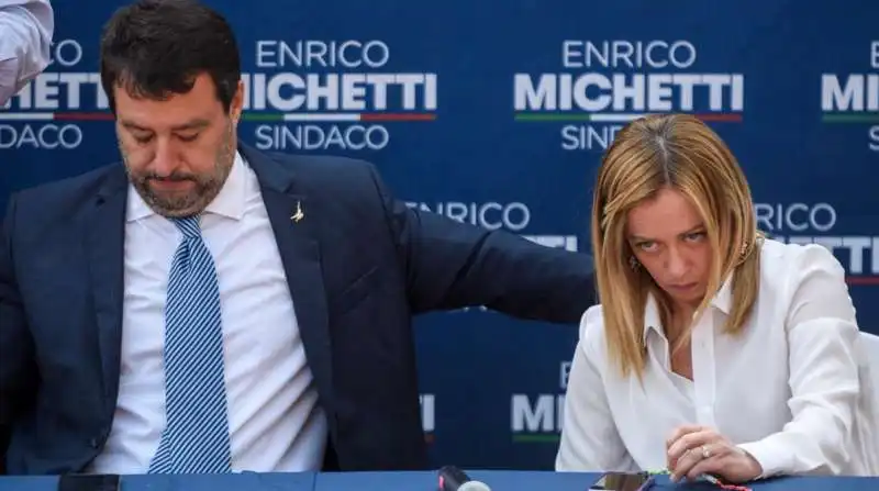 matteo salvini e giorgia meloni