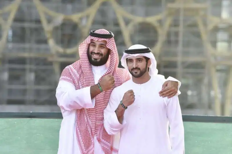 mohammend bin salman con rashid al maktoum 