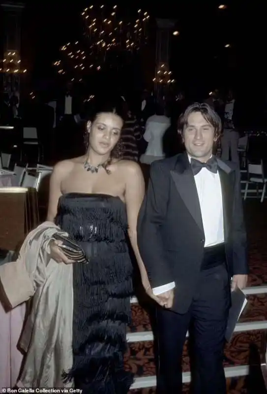 Robert De Niro con Diahnne Abbott, la prima moglie