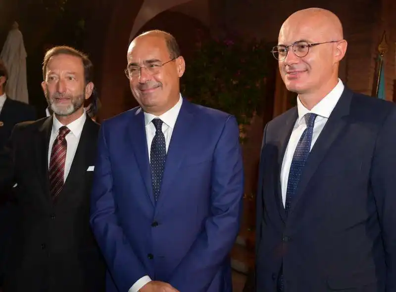 viktor elbling  nicola zingaretti  federico d inca  foto di bacco