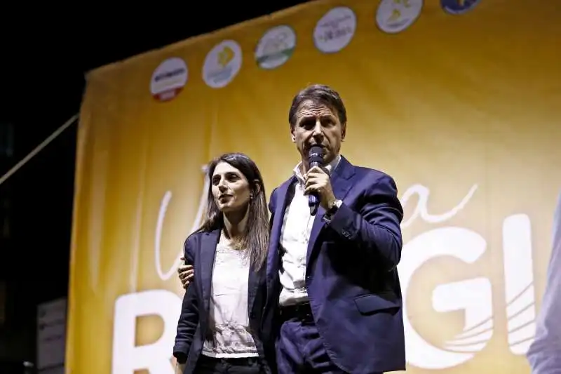 virginia raggi giuseppe conte 