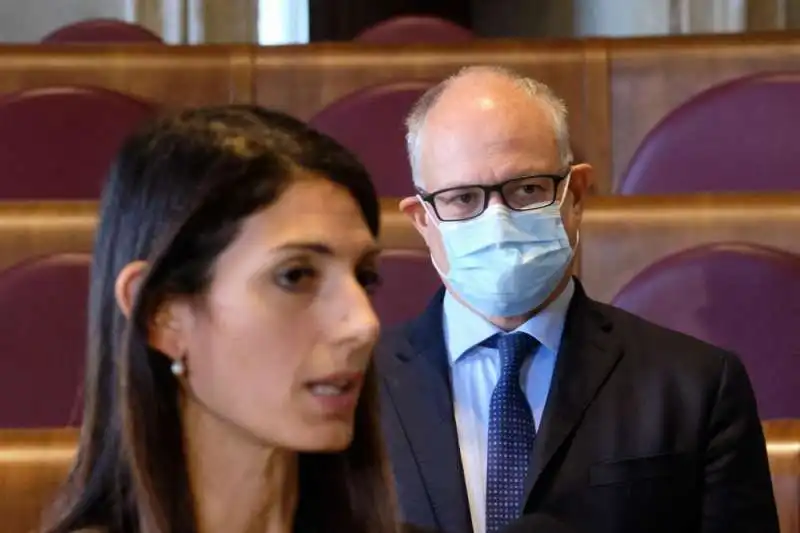 virginia raggi roberto gualtieri