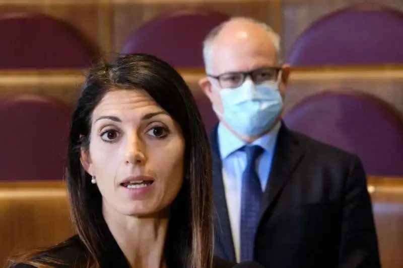 virginia raggi roberto gualtieri 